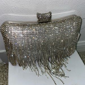 Diamond clutch bag